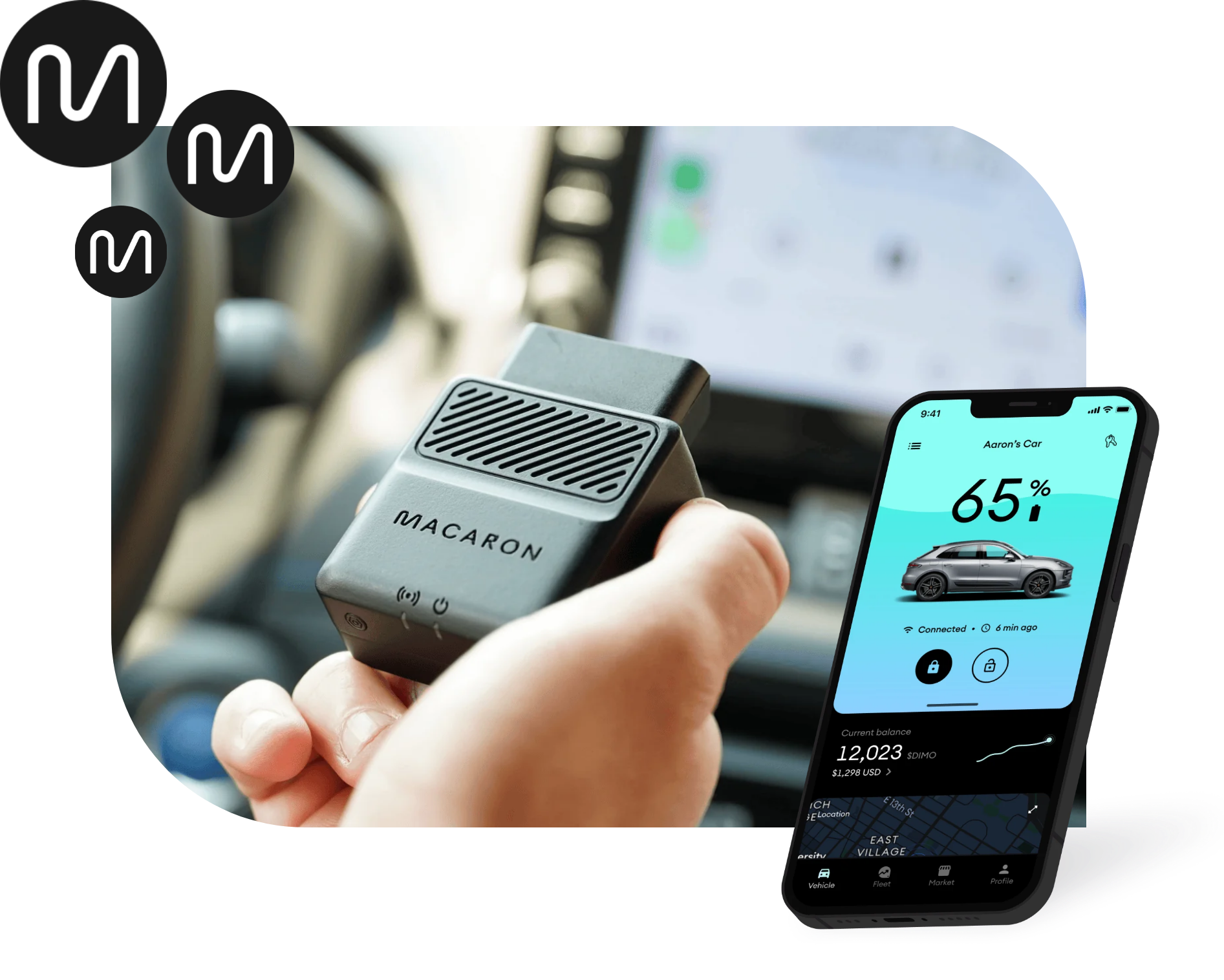 DIMO x Macaron - Drive & Earn