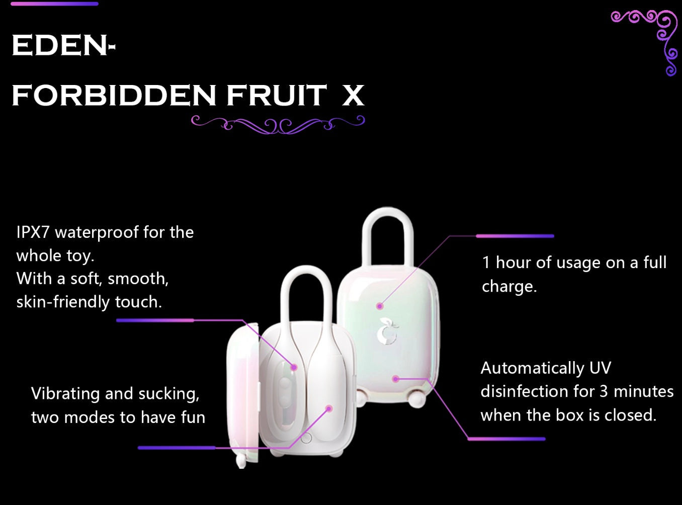 Forbidden X Eden Dual-Function Pleasure Device
